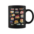 色鮮やかなケーキ柄 フーディー向け コーヒーマグ