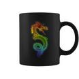 虹と中国の龍 コーヒーマグ