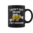 酔わないで最高になる-面白いアルコール コーヒーマグ