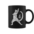 陽気な猫 太極拳ポーズ 格闘技 陰陽バランス コーヒーマグ
