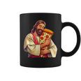 面白いイエスピザ愛好家クリスチャンユーモアtシャツ ピザジョーク コーヒーマグ