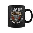 面白いディーゼルメカニックシャツ I Love Themell Of Diesel コーヒーマグ