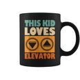 面白い引用エレベーター This Kid Loves Elevator Elevator Loves Elevator コーヒーマグ