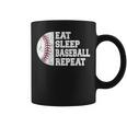 食べる、寝る、野球を繰り返す、野球選手、面白い、野球 コーヒーマグ