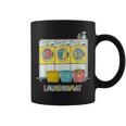 鮮やかでカラフルなコインランドリーテーマ カジュアル コーヒーマグ