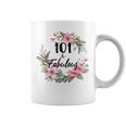 101歳&素晴らしいフローラルパーティーハッピー101歳の誕生日 コーヒーマグ