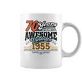 70歳の誕生日 ヴィンテージ 1955 70 Years Of Being Awesome レトロ コーヒーマグ