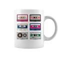 80 年代のロック カセットシャツ男性ヴィンテージ ロック カセット テープ コーヒーマグ