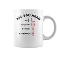 All You Need Is Love 数学グラフ方程式 黒文字 コーヒーマグ