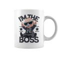Baby Boss I'm The Boss レトロ Like A Boss キッズ コーヒーマグ