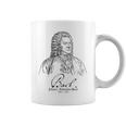 Bach German Composerバッハ、ドイツの作曲家、音楽家、クラシカル コーヒーマグ