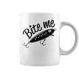Bite Me 面白いフィッシャーマンフィッシングルアー コーヒーマグ