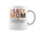 Black Mom Definition Afro African American Mom Mother's Day Coffee Mug