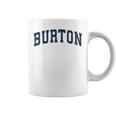 Burton Michigan Mi ヴィンテージ スポーツデザイン ネイビーデザイン コーヒーマグ