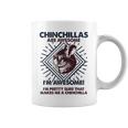 Chinchillas Are Awesome 面白いチンチラママパパ コーヒーマグ