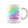 Cool Barista Gets More Likes Than Barman、バリスタ、バーマンより 長袖tシャツ コーヒーマグ