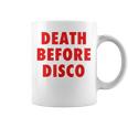 Death Before Disco Inspired メンズ レディース 80年代レトロ コーヒーマグ
