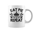 Eat Pie Repeat 面白い感謝祭のユーモア コーヒーマグ