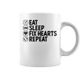 Eatleep Fix Heartsリピート心臓専門医心臓病学 コーヒーマグ