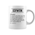 Edwin 面白いフレーズ 名前の定義付き コーヒーマグ