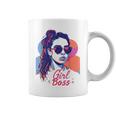 Girl Boss ポップアート セルフエンパワーメント レトロ 1950年代 コーヒーマグ