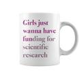 Girls Just Wanna Have Funding X Forcience Research コーヒーマグ