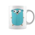 Go Golang プログラミング言語ロゴ マスコットゴファー コーヒーマグ