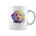 Goldendoodle ギフト ラブラドゥードル Cockapoo Mom カラフル ポップアート コーヒーマグ