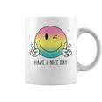 Have A Nice Day Winkingmile Face Peace Wink Happy Face コーヒーマグ