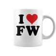 I Heart Fw Initials I Love FW First And Last Name F W コーヒーマグ