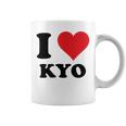 I Heart Kyo ファーストネーム I Love パーソナライズ コーヒーマグ