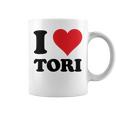 I Heart Tori ファーストネーム I Love パーソナライズ コーヒーマグ