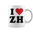 I Heart Zh Initials I Love ZH First And Last Name Z H コーヒーマグ