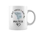 I'm Notingle I Have My Maltesealentines マルチーズ犬 コーヒーマグ