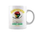 Junenth Breaking Every Chainince 1865 Fist Pride 長袖tシャツ コーヒーマグ