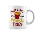 Just A Boy Who Loves French Fries フライドポテト じゃがいも ヴィーガン コーヒーマグ