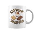 Kawaii'mores Let's Get Toast キュート 面白い キャンプ 駄洒落。 コーヒーマグ