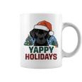 Lab クリスマス ラブラドールレトリバー Yappy Holidays Dog コーヒーマグ