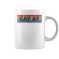 Lgbtq Gay Af Pride Lgbt Ally Rainbow Flag Retrointage コーヒーマグ