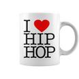 I Love Hip Hop ハート ラップ&ヒップホップファン コーヒーマグ