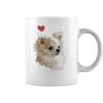 I Love Japan And Chihuahua 長髪 ちわわ ロングヘアママ 長袖tシャツ コーヒーマグ