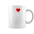 I Love Latinas シャツバックプリント コーヒーマグ