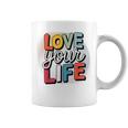 Love Your Life インスピレーション引用シャツ モチベーションアップ コーヒーマグ