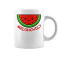 Meloncholy 面白い スイカ しゃれ フルーツ好き。 コーヒーマグ