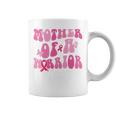 Mother Of A Warrior 乳がん啓発 ピンクリボン 長袖tシャツ コーヒーマグ
