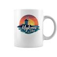 Mykonosibes ヴィンテージ 夕日 ギリシャの島 ギリシャ お土産 長袖tシャツ コーヒーマグ