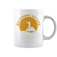 No Fishing No Life 釣り フィッシング ロゴ プリント 長袖tシャツ コーヒーマグ