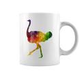 Ostrich African ダチョウ Animal Watercolor Graphic コーヒーマグ