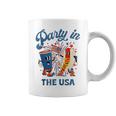 Party In The Usa Hot Dog Lover Usa 4Th Of July Coffee Mug