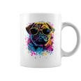 Pug Dog Lovers カラフル ポップアート パグ 長袖tシャツ コーヒーマグ